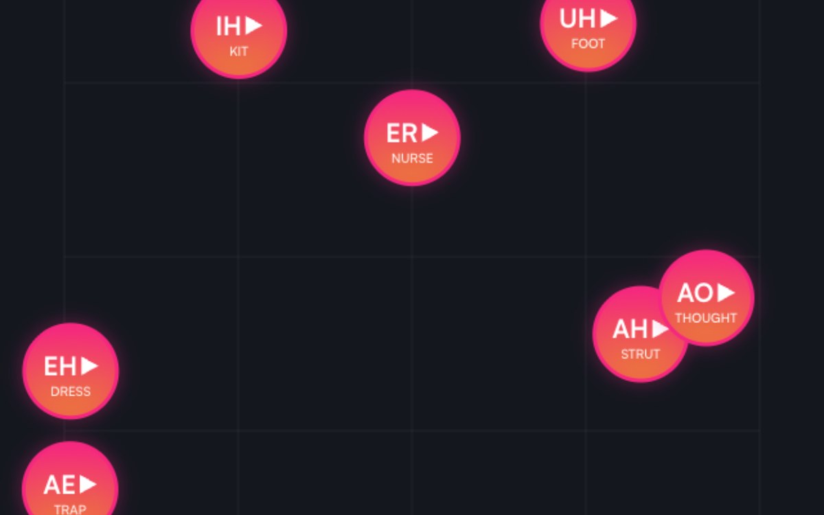 Vowel Map — a BoldVoice voice game