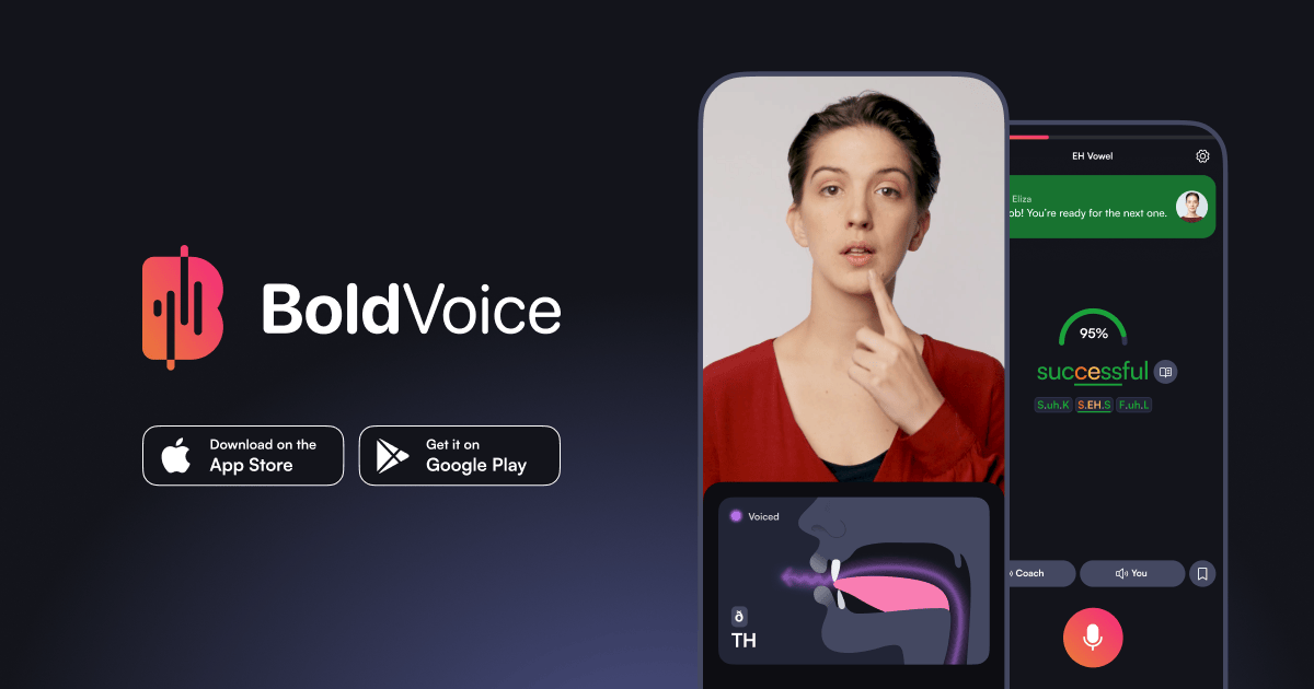 The picture boldvoice.com shows when its homepage is shared